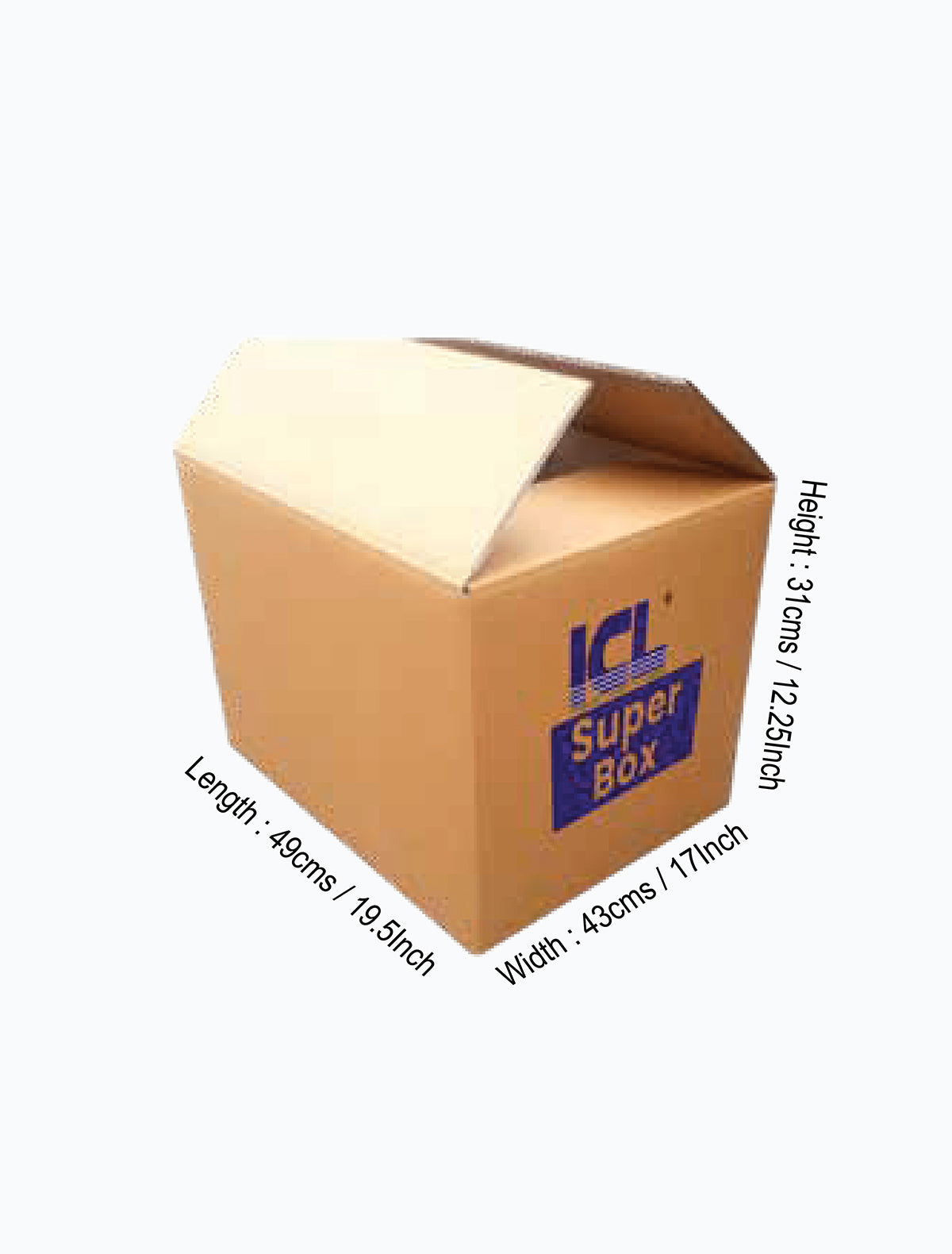 ICL Branded Box – 25 kg Capacity ICL Quickpack